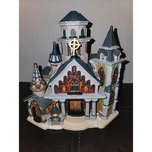 2003 Lemax‎ Needham Community Church Light House